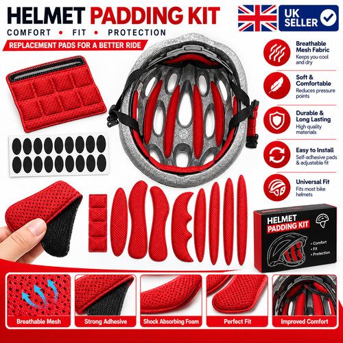 Bike helmet padding kit - padding,