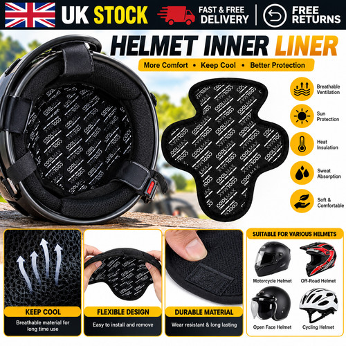 Motorcycle helmet liner - motorcycle, pad